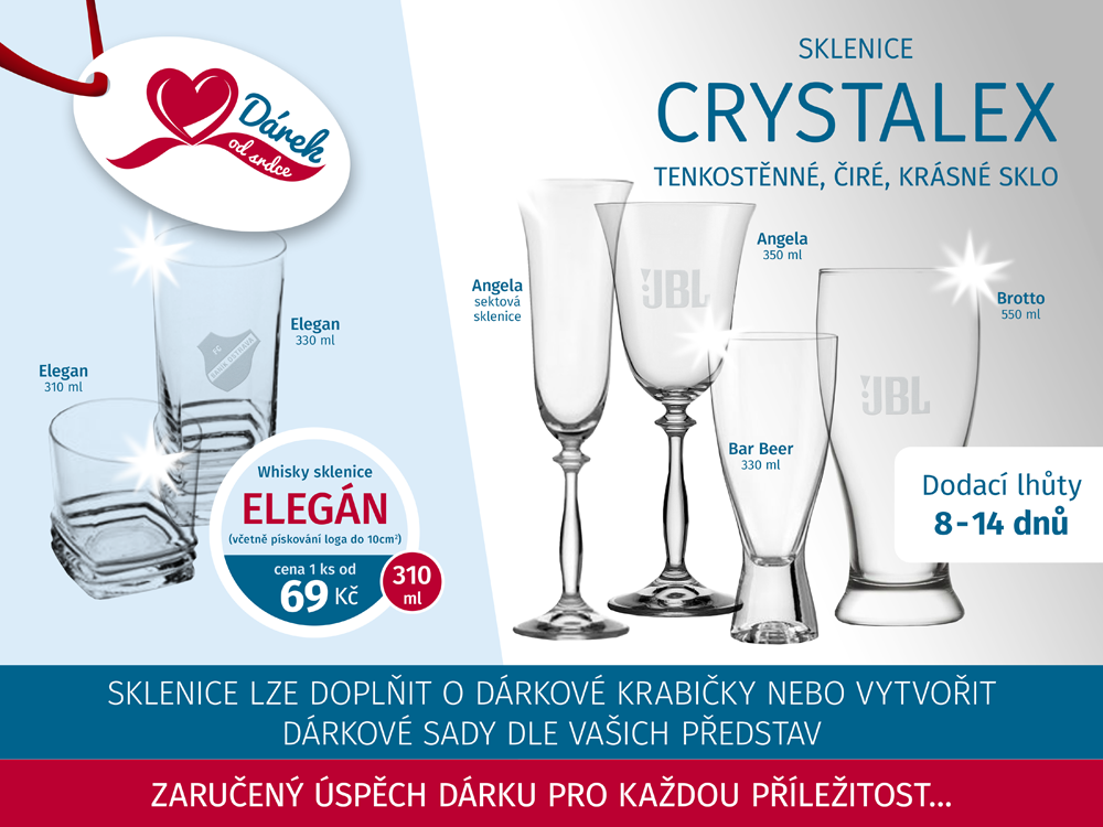 Sklenice Crystalex